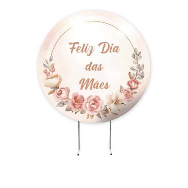 Imagem de Painel de Festa Dia das Mães, Painel Redondo 1,50 , Painel de Festa Re
