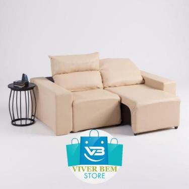 Imagem de Protetor Capa Sofá Retrátil e Reclinável 2 ou 3 lugares Veste Fácil Ta