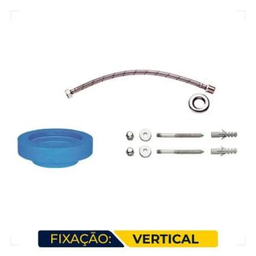 Imagem de Kit de Instalação Deca p/ Bacia c/ Caixa Acoplada Fixação Vertical Cro