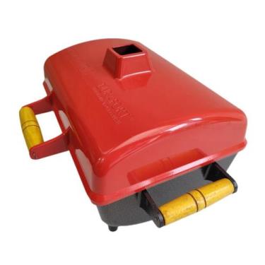 Imagem de Churrasqueira Portátil a Carvão Tipo Bafo em Alumínio DURAFORT modelo 