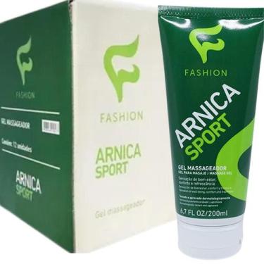 Imagem de Gel Massageador Fashion Arnica Sport Bisnaga 200ml Kit 12 Unidades - F