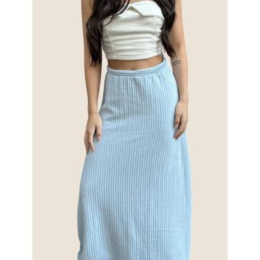 Imagem de Saia Feminina Longa Ampla Usemodo-Feminino