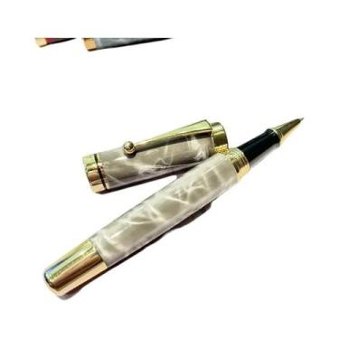 Imagem de Caneta-tinteiro De Metal De Luxo Com Tampa Ergonômica De Torção E Pont