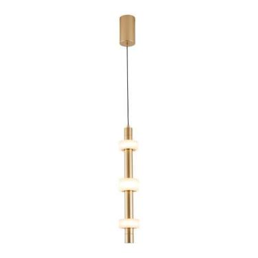 Imagem de Lustre Pendente Nordecor Aus 2717 Ouro Champagne Led Bivolt