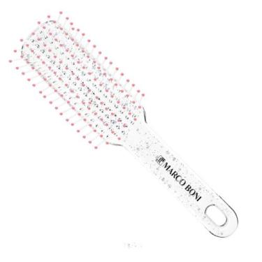 Imagem de Escova De Cabelo Pequena Coleção Diamond Brilho Marco Boni, Rosa