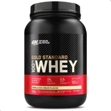 Imagem de 100% Whey Gold Protein Standard New 907g 2 LBS Optimum Nutrition, Baun