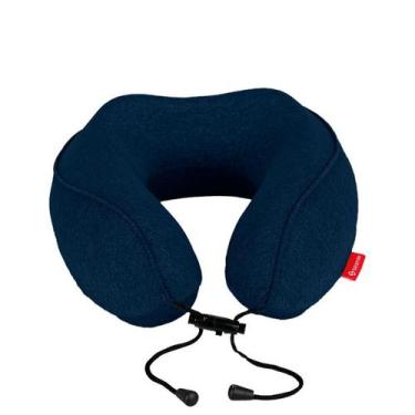 Imagem de Travesseiro de Memória Ergonômico Azul - Marinho - Sestini, Azul
