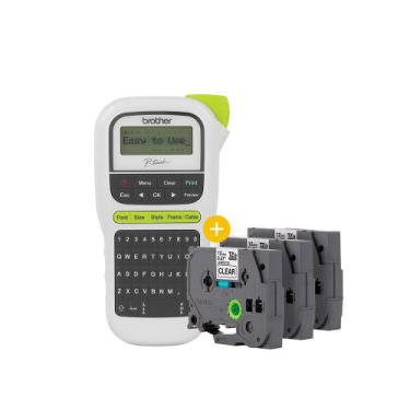 Imagem de Combo Rotulador Eletrônico Pth110 Brother+ 3 Fitas Tze231, BROTHER