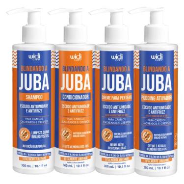 Imagem de Kit Widi Care Blindando a JUBA Shampoo, Condicionador, Creme, Pudding