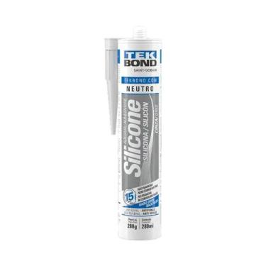 Imagem de Silicone Neutro Cinza Uso Geral Selante 280g Tekbond