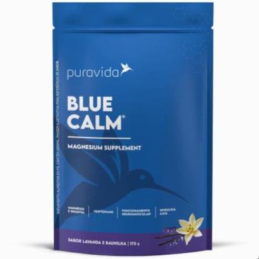 Imagem de Blue Calm Magnesio Inositol Spirulina Azul 175g Pura Vida, Lavanda e B