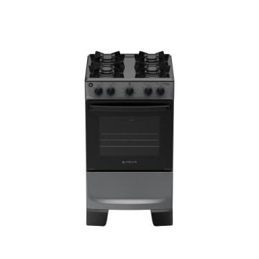 Imagem de Fogão 4 Bocas Atlas Mônaco Lustro Automático Mesa De Aço Esmaltado Tit