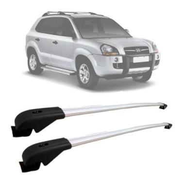 Imagem de Rack De Teto Travessa Hyundai Tucson 2004 a 2021 Aluminio MN-1001 Pret
