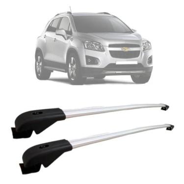 Imagem de Rack De Teto Travessa Chevrolet Tracker 2013 a 2016 Aluminio MN-366 Pr