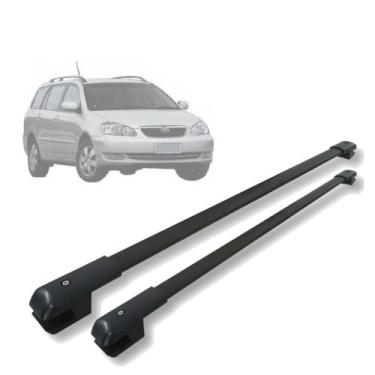Imagem de Rack Bagageiro De Teto Travessa Toyota Fielder Alumínio 2000 a 2008 MN