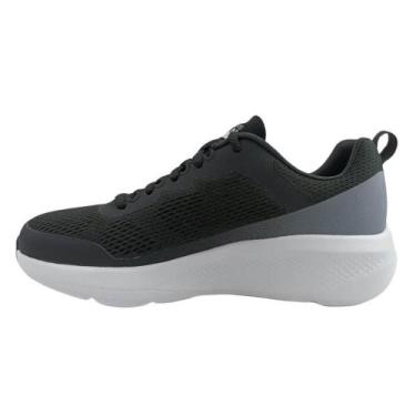 Imagem de Tênis skechers go run elevate megara x feminino 896312, Preto, Cinza, 