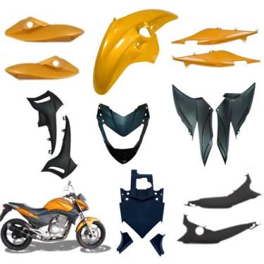 Imagem de Kit Carenagem Completo Traseiro Dianteiro Dourado Honda Cb300r 2009 20