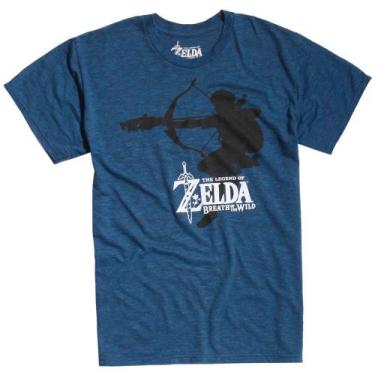 Imagem de Camiseta Bwd-2382 Zelda Breath Of The Wild Blue **small** - Generico
