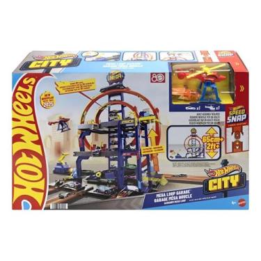 Imagem de Pista Hot Wheels - Garagem Mega Loop - Mattel Jbm74 Colorido