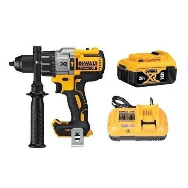 Imagem de Furadeira dcd996b dewalt + 1 bateria 5ah dcb205 + carregador dcb118br