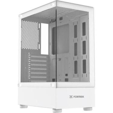 Imagem de Gabinete Gamer Fortrek Crystal Mid Tower Branco