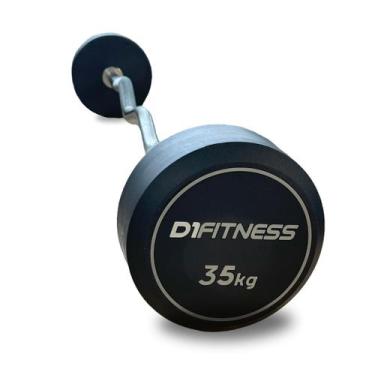 Imagem de Barra Montada W Emborrachada - Elite 35kg - D1Fitness