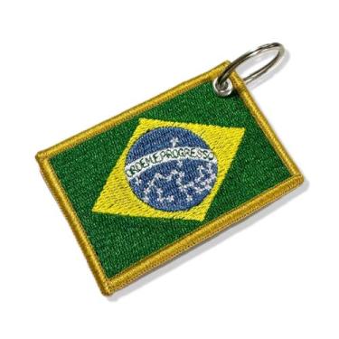 Imagem de BP0403-001 Bandeira Brasil Patch Bordado 7,5x5,0cm - BR44