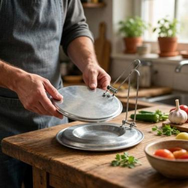 Imagem de Banho Maria Pratika Suportel com Cabo Dobrável para Cozinha