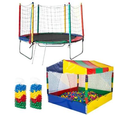 Imagem de Cama Elastica Pula Pula 2,30m e Piscina de Bolinhas 1,50m com 1000 Bol