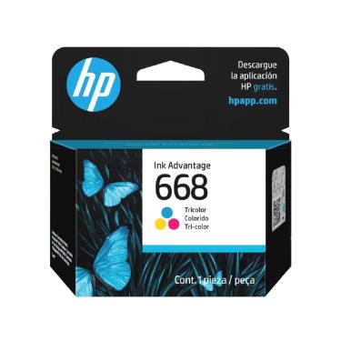 Imagem de Cartucho HP 668 Colorido - 7FP36VL