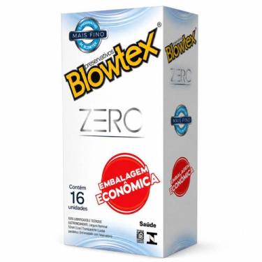 Imagem de Preservativo Blowtex Zero 16 Unidades Mais Fino Lubrificado