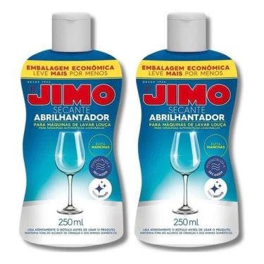 Imagem de Kit 2 Jimo Secante Abrilhantador Liquido 250ml Para Maquina de Lavar L