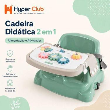 Imagem de Cadeira Didática 2 em 1 infantil cadeirinha de alimentação infantil co
