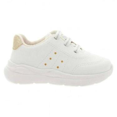 Imagem de Tenis Molekinha Casual - Feminino - Branco - 25, Branco, 25