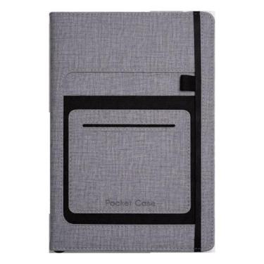 Imagem de Agenda 2027 Pocket Case costurado 176 folhas Animativa Cor:Cinza, Cinz