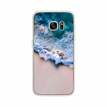 Imagem de Capa de telefone para samsung galaxy s7 edge silicone macio tpu bonito gato pintado capa traseira para samsung galaxy s7 edge case, 1347, para galaxy s7 edge