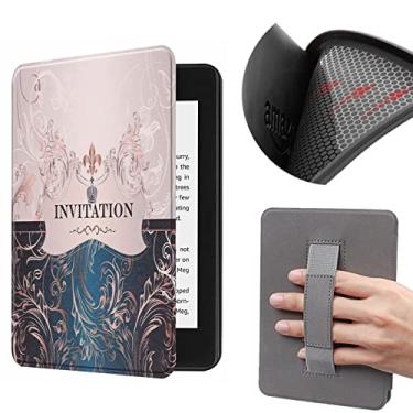 Imagem de Capa macia de 6 polegadas para Kindle Basic (apenas para 10ª geração de 2019, modelo J9G29R) com Auto Wake/Sleep, capa protetora à prova d'água com alça de mão