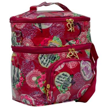 Imagem de Bolsa Feminina Necessaire Térmica Paris Vinho CBRN16839