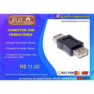 Imagem de Conector Usb Fêmea/Fêmea