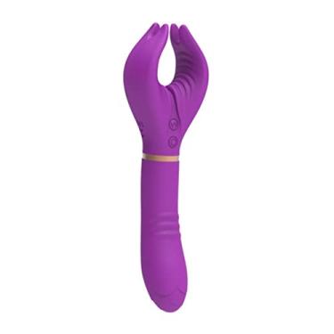 Imagem de Vibradores de brinquedos Feminino Estimulador Clitóris e Ponto G Brinquedo Sexual Mulher Material Seguro Zatla (Roxo)