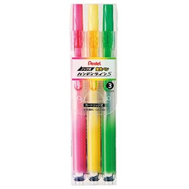 Imagem de Pentel Marcador Knock, linha prática, conjunto de 3 cores (SXNS15-3)