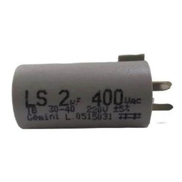 Imagem de Capacitor P/ Ventilador 3 Pinos 2uf 50/60hz 400v Loren Sid