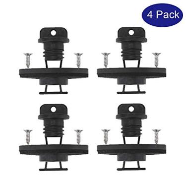 Imagem de Kit de plugue de drenagem de caiaque TENSPAL, faixa grossa de rosca para Canoe, conjunto de barcos com parafusos, acessórios de ferragens de reposição, 4 peças, Embalagem com 4