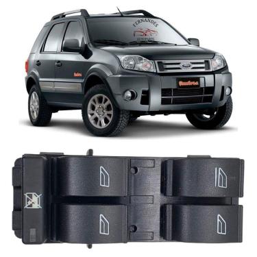 Imagem de Comando Botão Quadruplo Vidro Elétrico Ford Ecosport 2009
