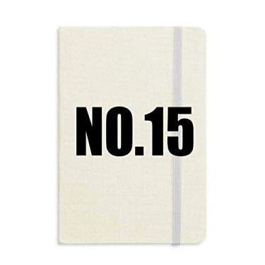 Imagem de Lucky No.15 Número Nome Notebook Capa Rígida Diário Clássico A5 Presente