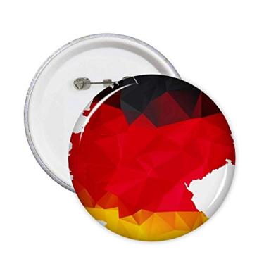 Imagem de Broche de grafite com mapa da bandeira nacional da Alemanha 5 peças