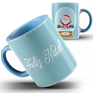 Imagem de Caneca Color Feliz Natal Globo De Neve 97ia (Azul)