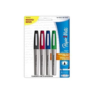 Imagem de Caneta Papermate Flair Ultrafina Sort Basico, Blister com 4, Paper Mate, 1833943, Sortidas