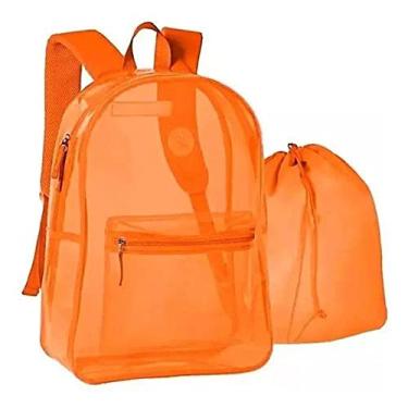 Imagem de Mochila Costa C/Bolsa Removível Neon Laranja 17" -Clio Style