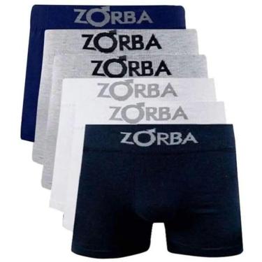 Imagem de Kit 6 Cuecas Boxer Em Algodão Adulto ZORBA 